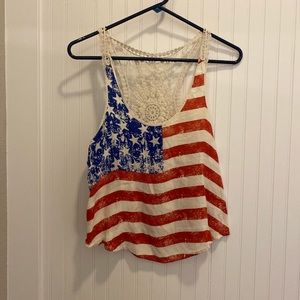 CLOSET CLEAR OUT! American flag top